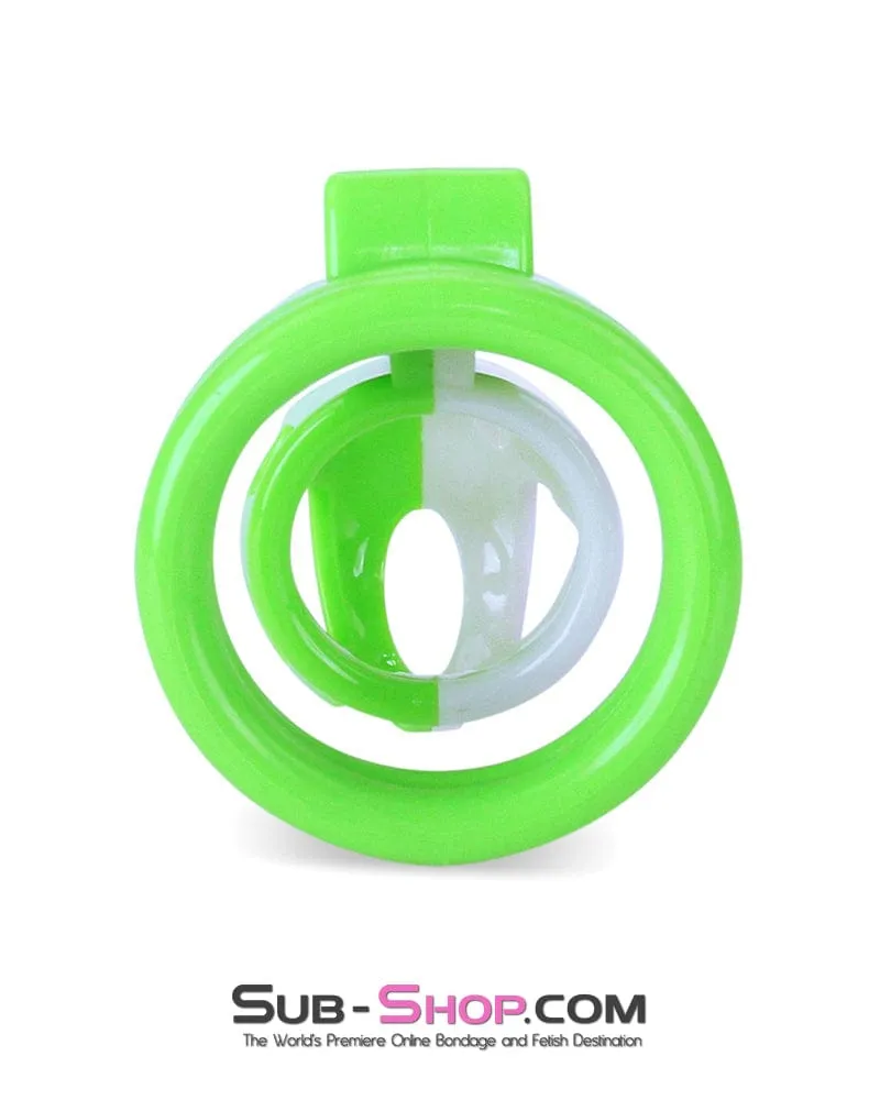 2742M      Green Hell Cock Cuff Chastity Cage - LAST CHANCE - Final Closeout!