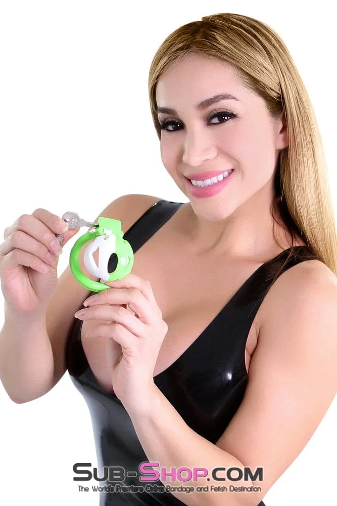 2742M      Green Hell Cock Cuff Chastity Cage - LAST CHANCE - Final Closeout!