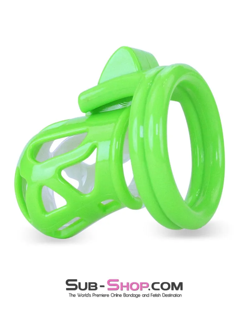 2742M      Green Hell Cock Cuff Chastity Cage - LAST CHANCE - Final Closeout!