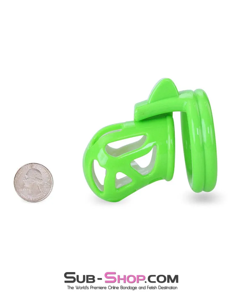2742M      Green Hell Cock Cuff Chastity Cage - LAST CHANCE - Final Closeout!