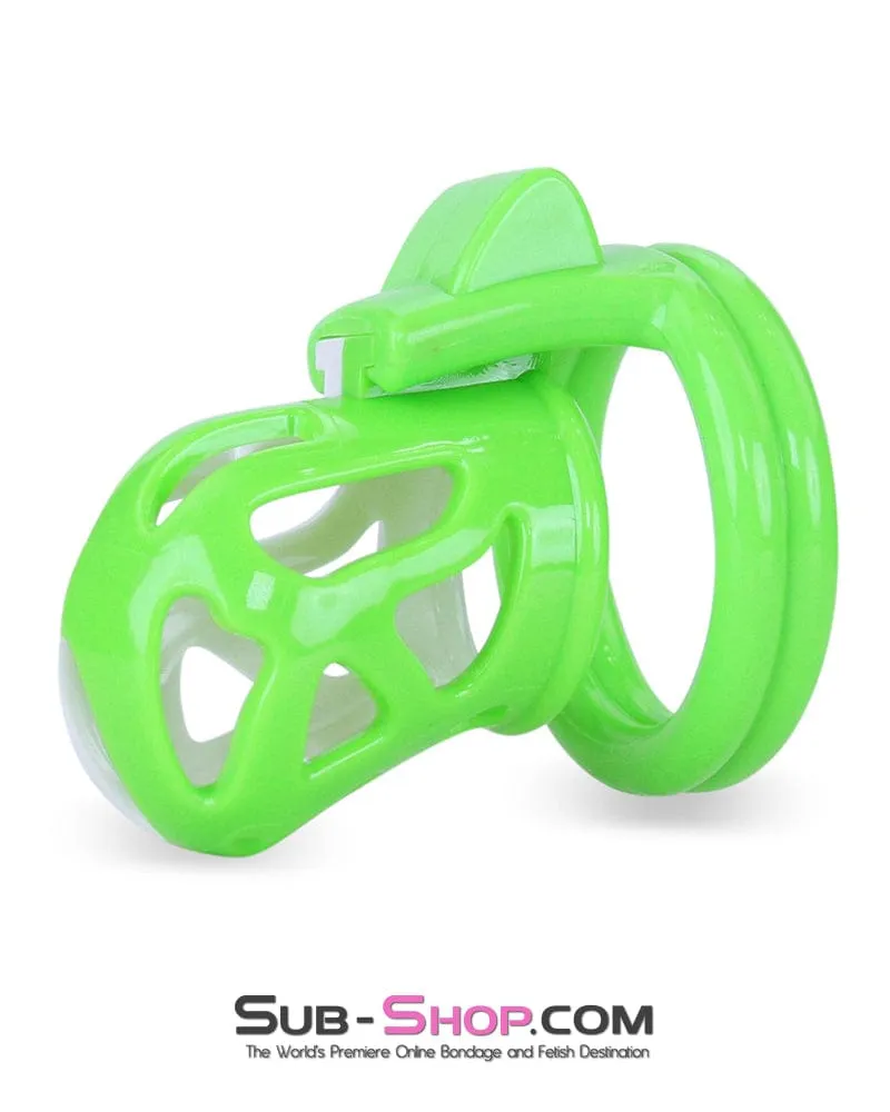 2742M      Green Hell Cock Cuff Chastity Cage - LAST CHANCE - Final Closeout!