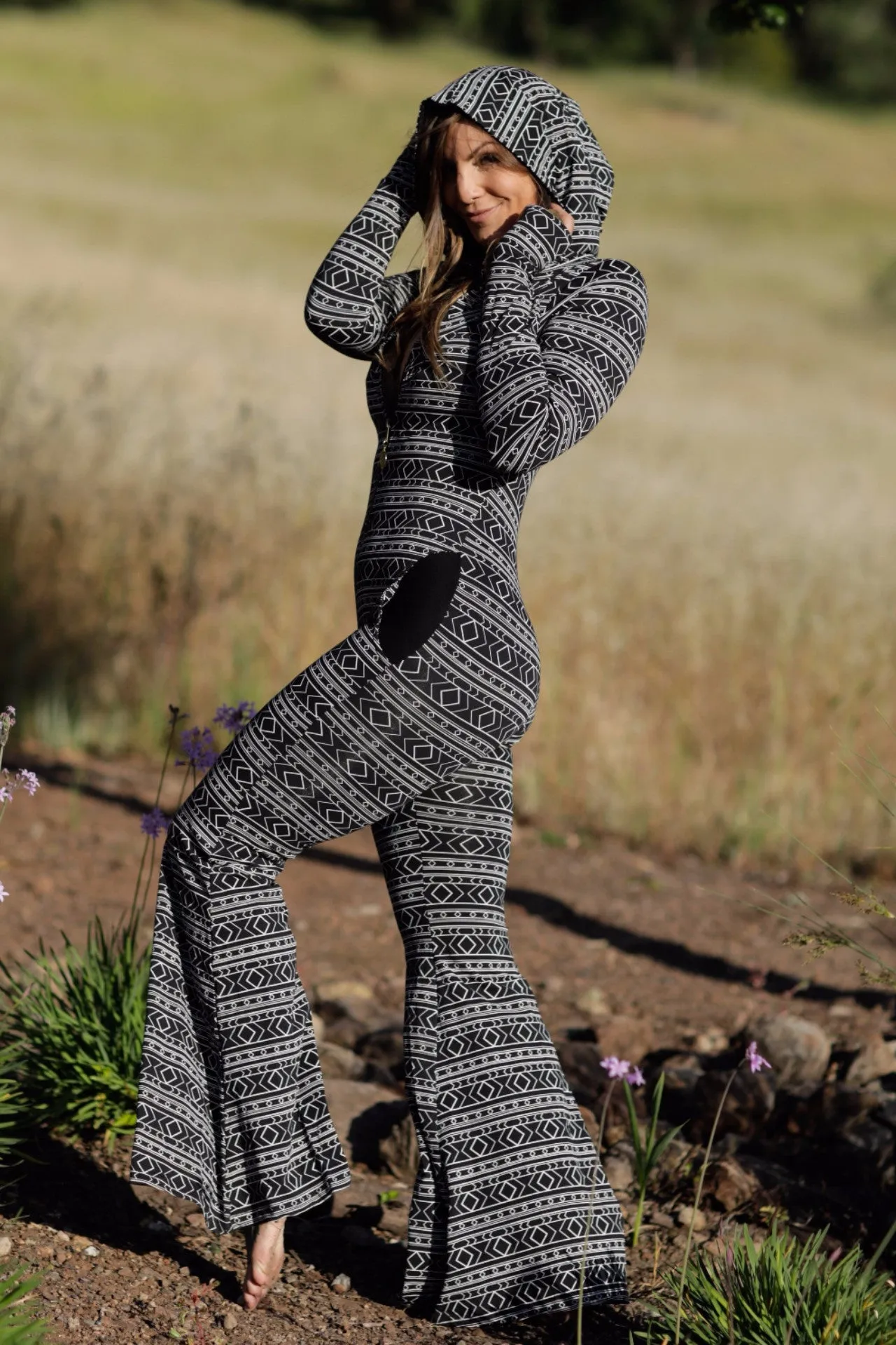 Aiwa Hooded Jumpsuit Onesie - Maroon