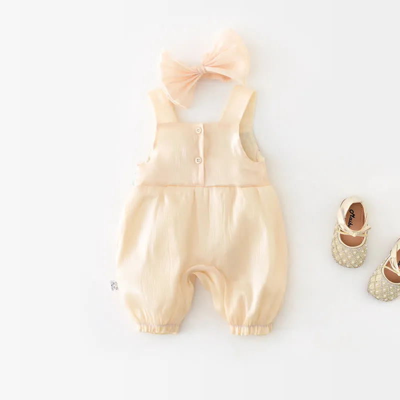 Baby Ethnic Weave Romper with Headband