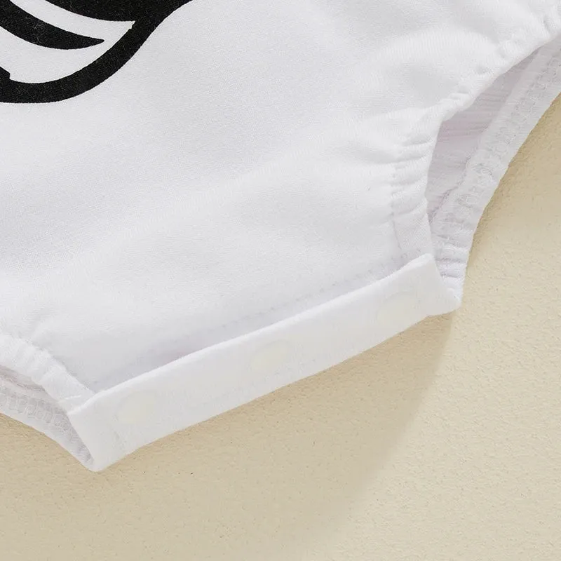 Baby Ghost Halloween Sweatshirt Romper Onesie