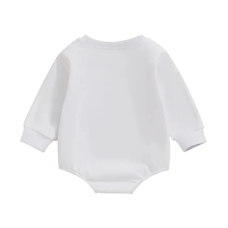 Baby Ghost Halloween Sweatshirt Romper Onesie