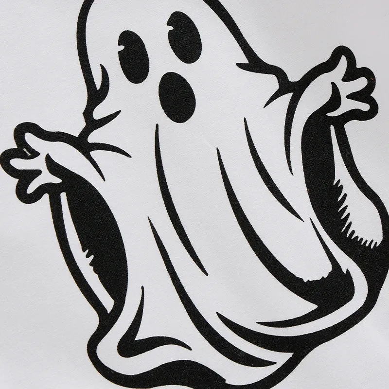 Baby Ghost Halloween Sweatshirt Romper Onesie