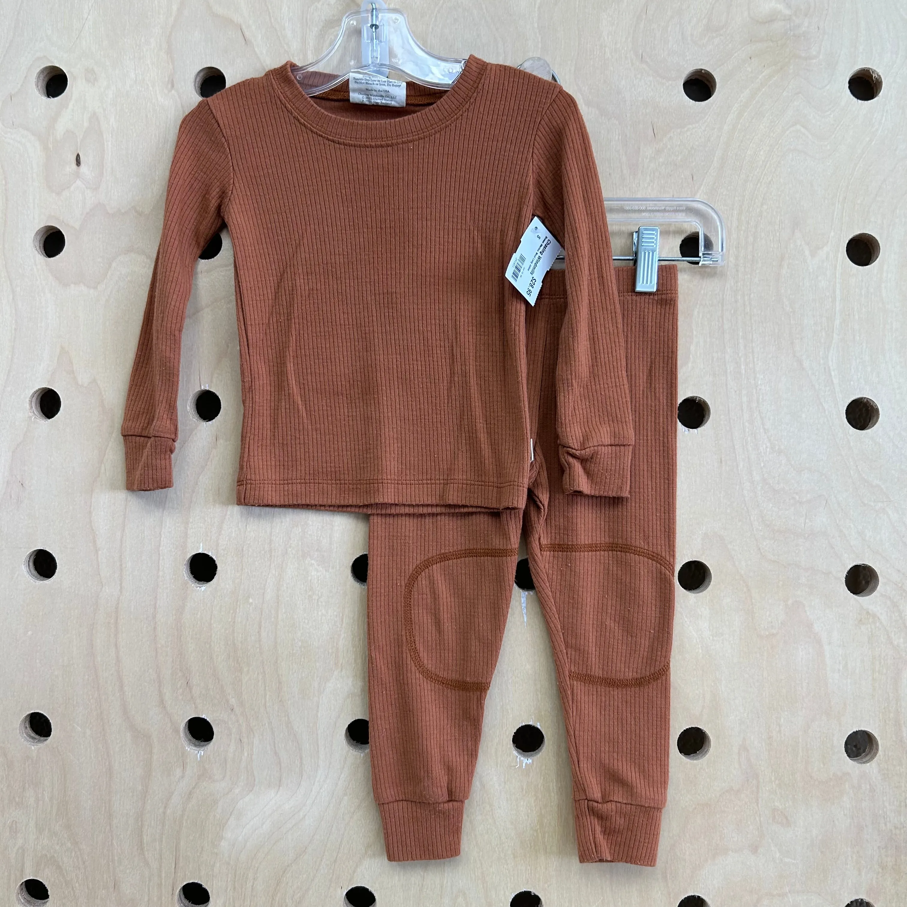 Brown Merino Wool Long Johns