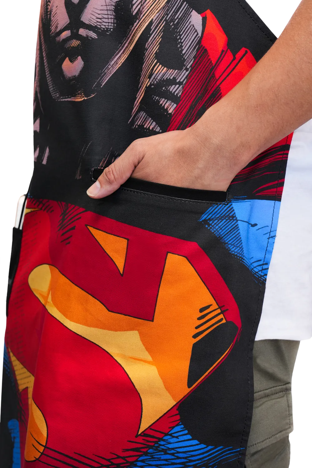 Chef's Apron | Superman™ Edition | Heat Vision | 100% Breathable Cotton | Dalstrong ©