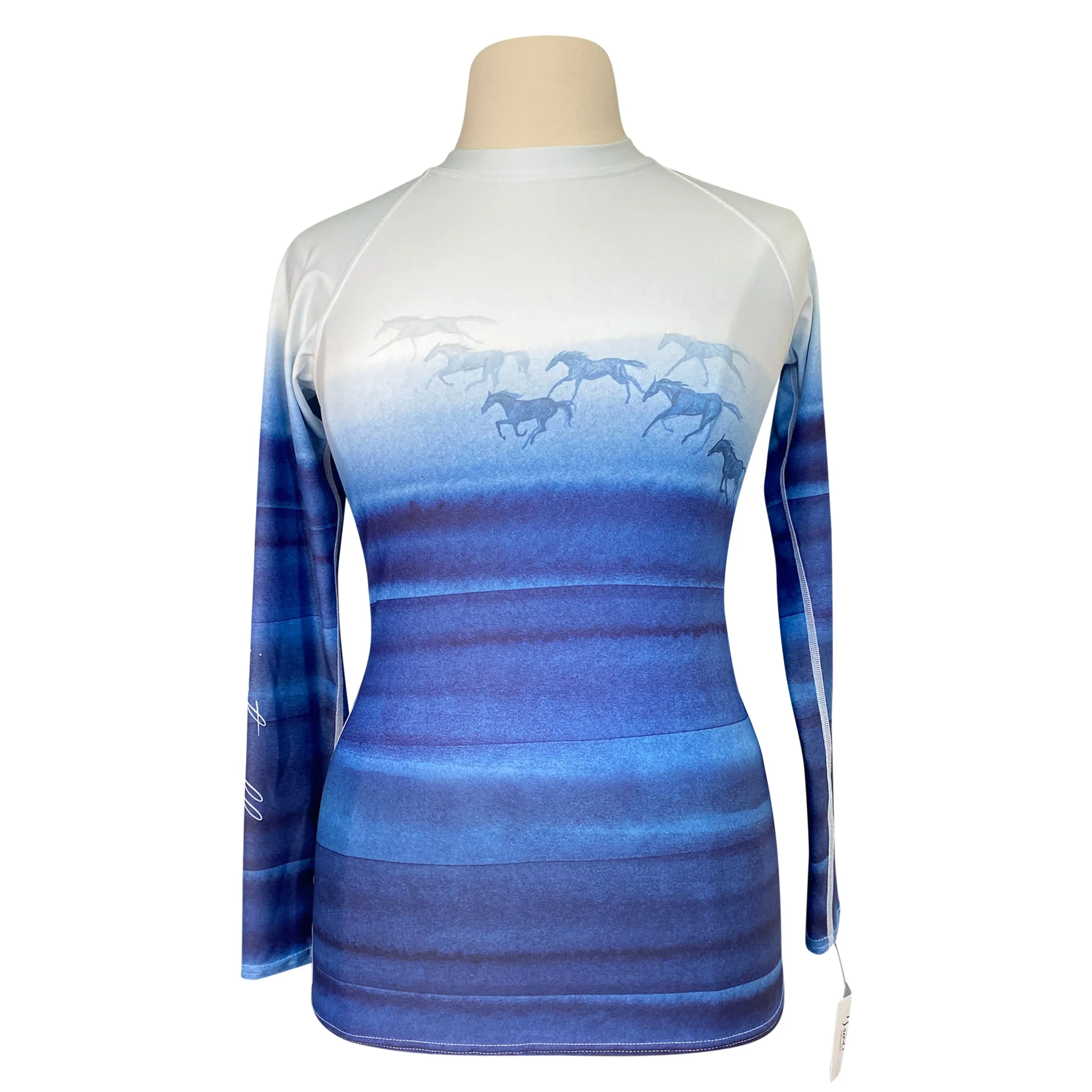 DappleBay x Wit Essential Tech Riding Top in Foggy Horse - Women's XL
