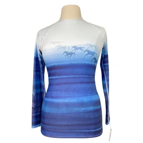 DappleBay x Wit Essential Tech Riding Top in Foggy Horse - Women's XL