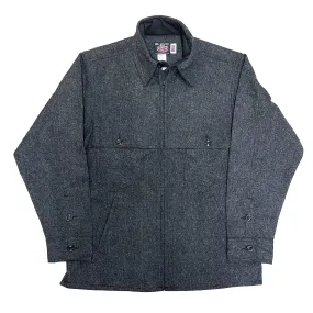 Double Cape Jac Shirt - Gray Herringbone