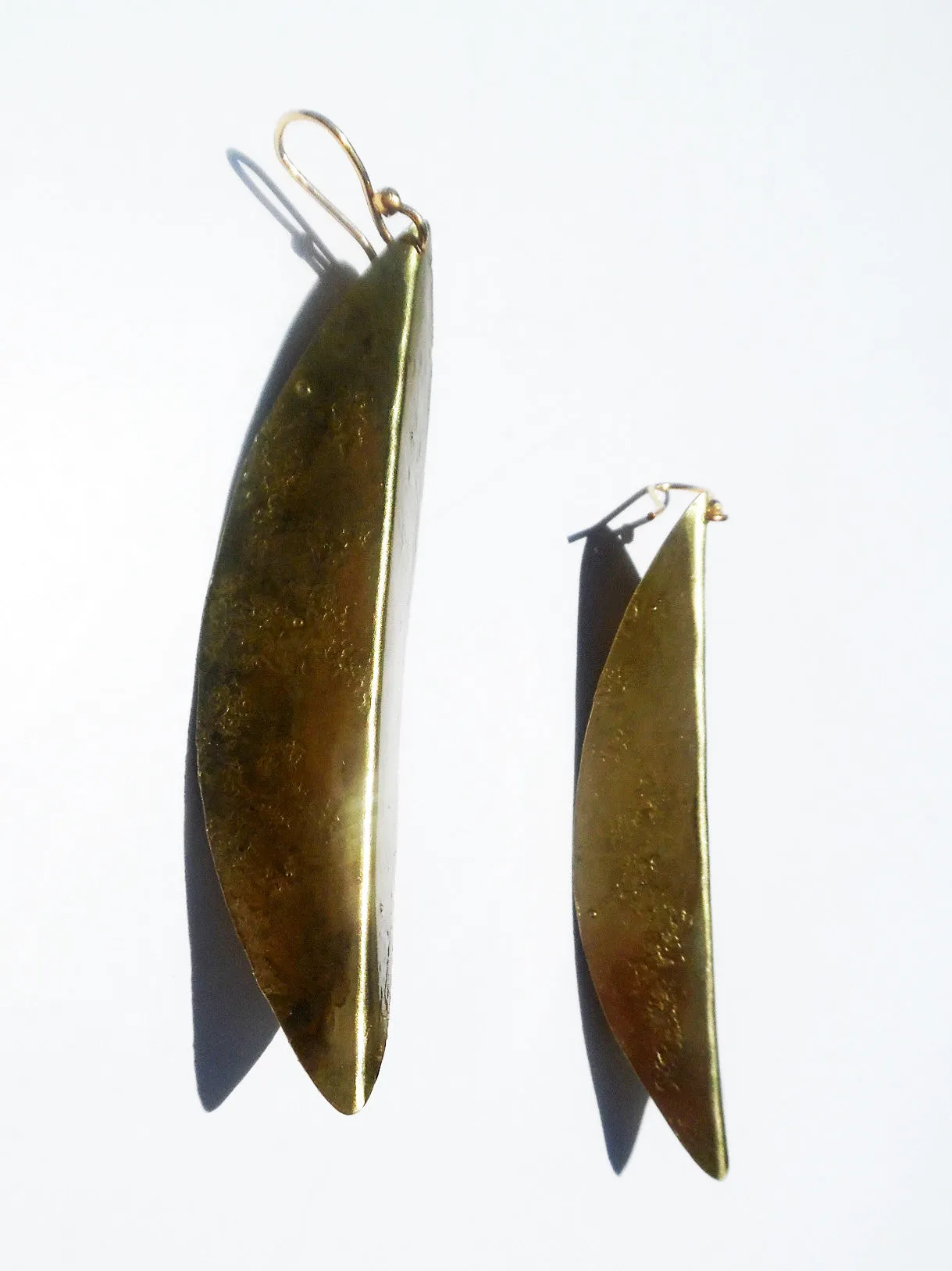 Earrings Arrow In Patina