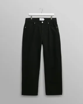 Felix - Black Loose Fit Denim Jeans
