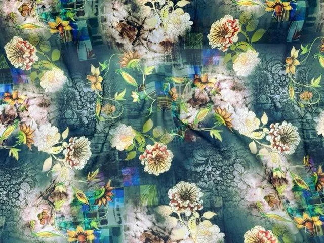 Floral Moments - Printed Chiffon