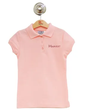 Girls Cap Sleeve Polo Shirt