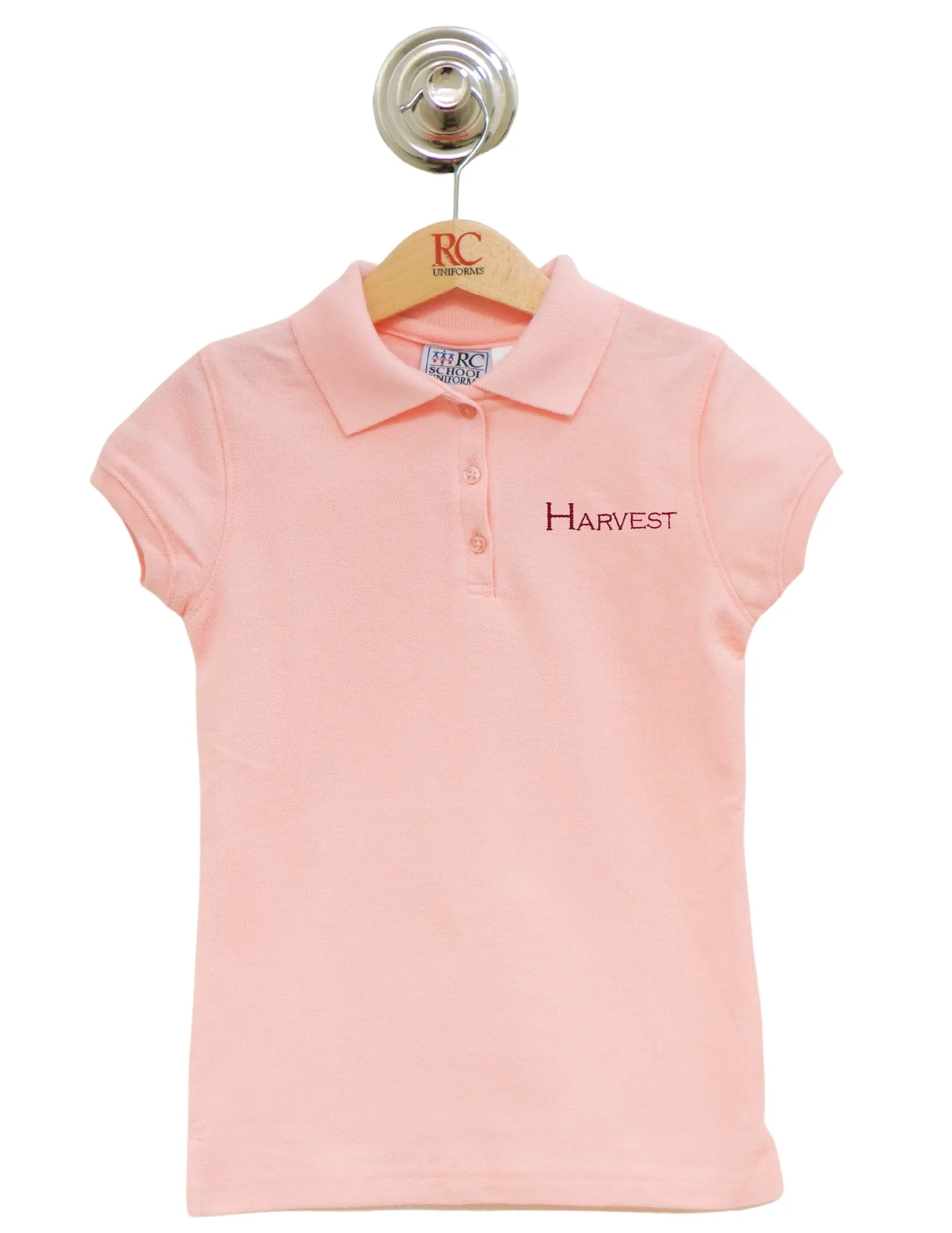 Girls Cap Sleeve Polo Shirt