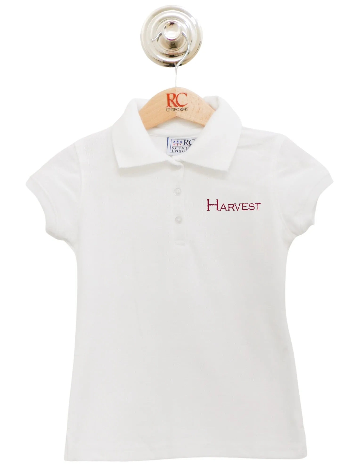 Girls Cap Sleeve Polo Shirt