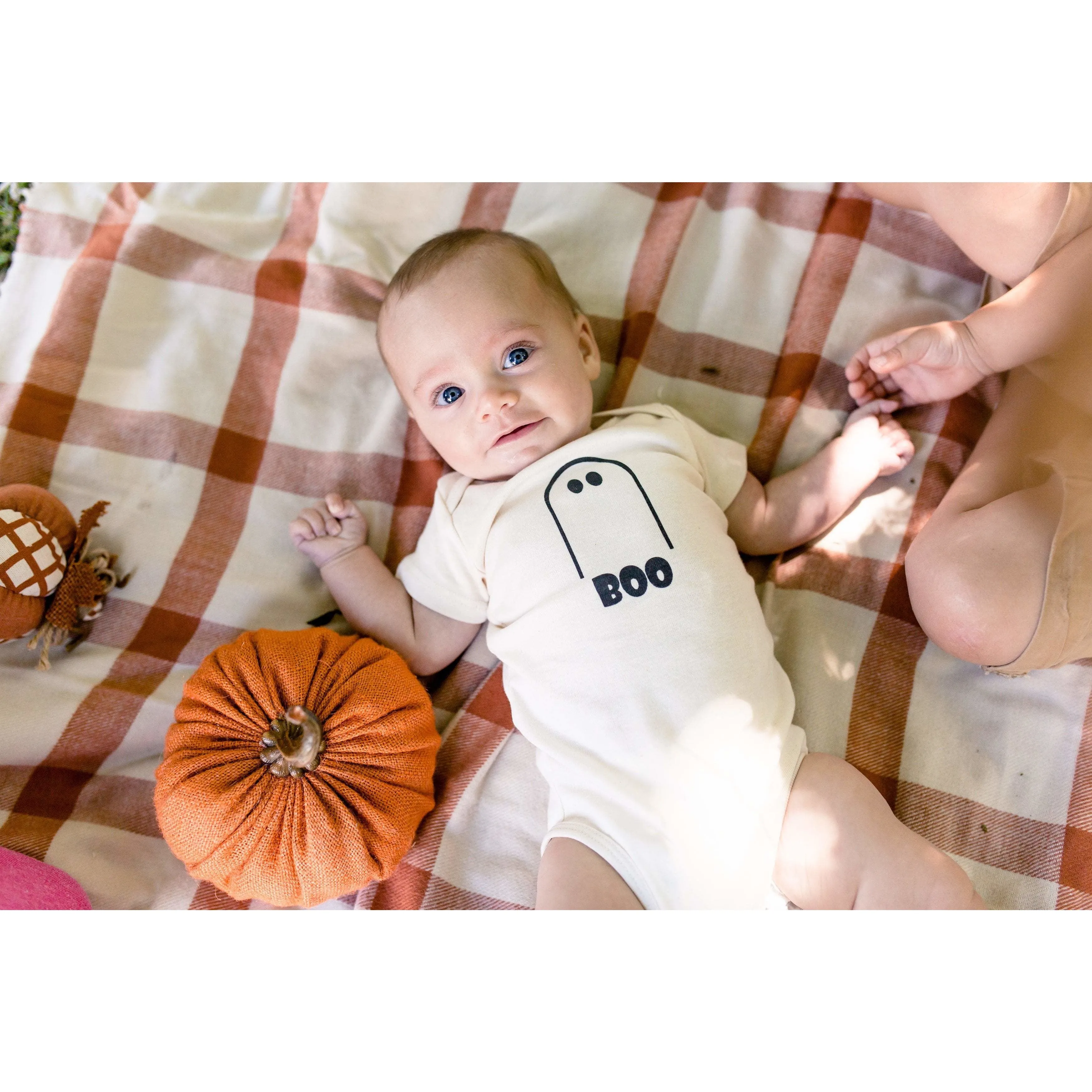 Halloween Short Sleeve Romper 2-Piece Gift Set, Boo and Treat