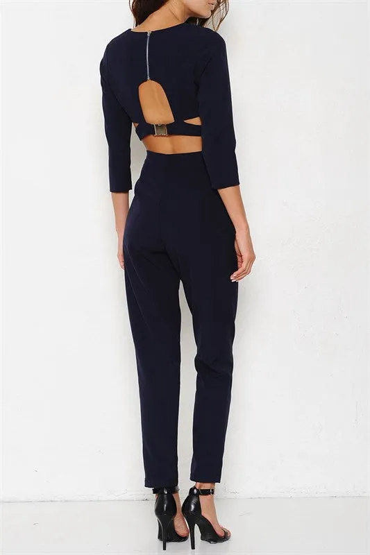 Heather 2 piece set (Navy)