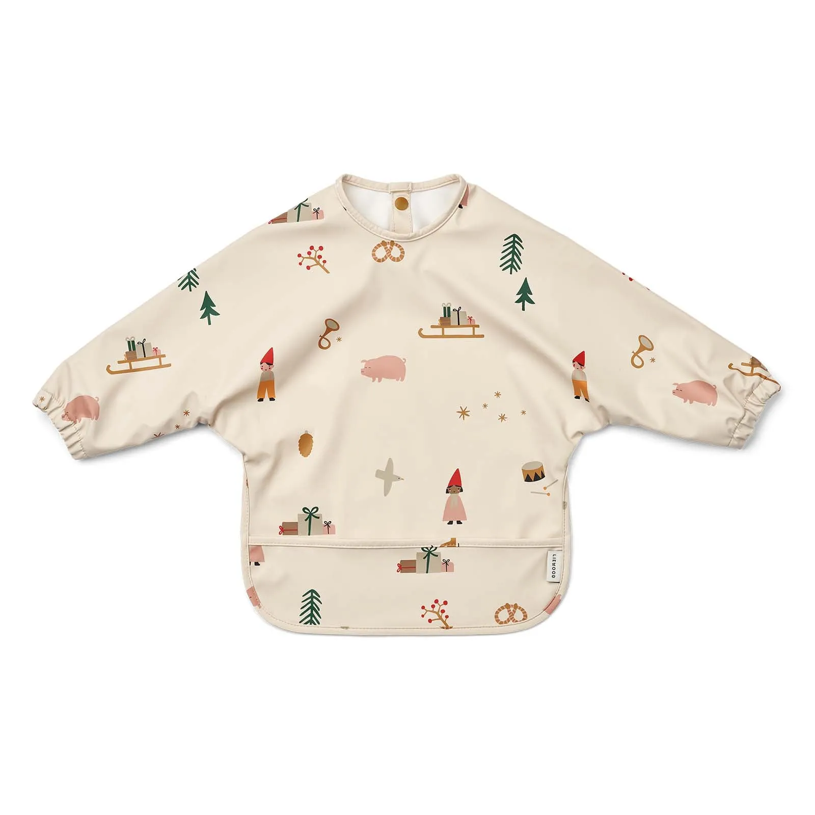 Liewood Long Sleeved Holiday Sandy Merle Cape Bib