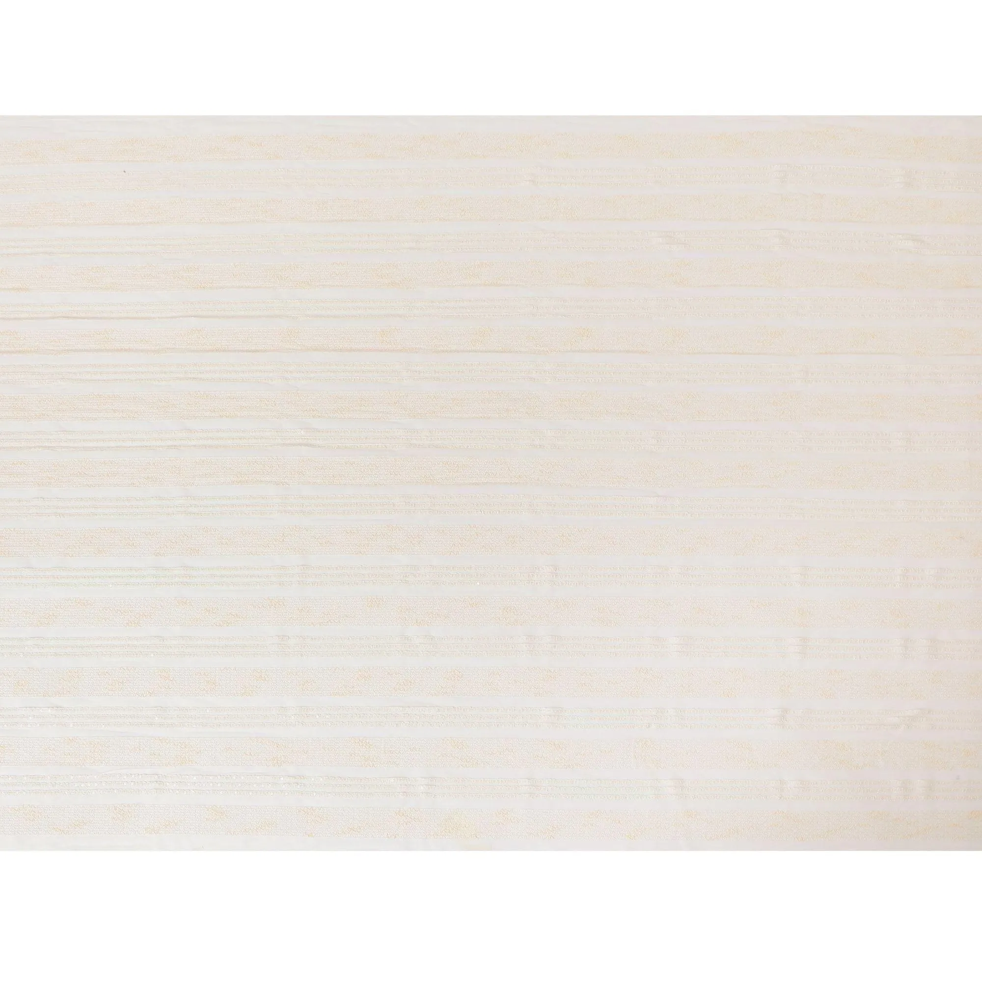 Light gold nylon tulle fabric with same tone embroidery and sequins in stripe design-D6667