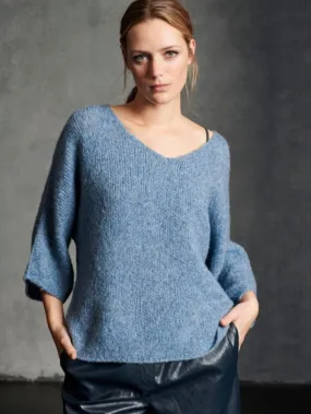 Luisa Cerano Blue Wool Jumper 148916/5292