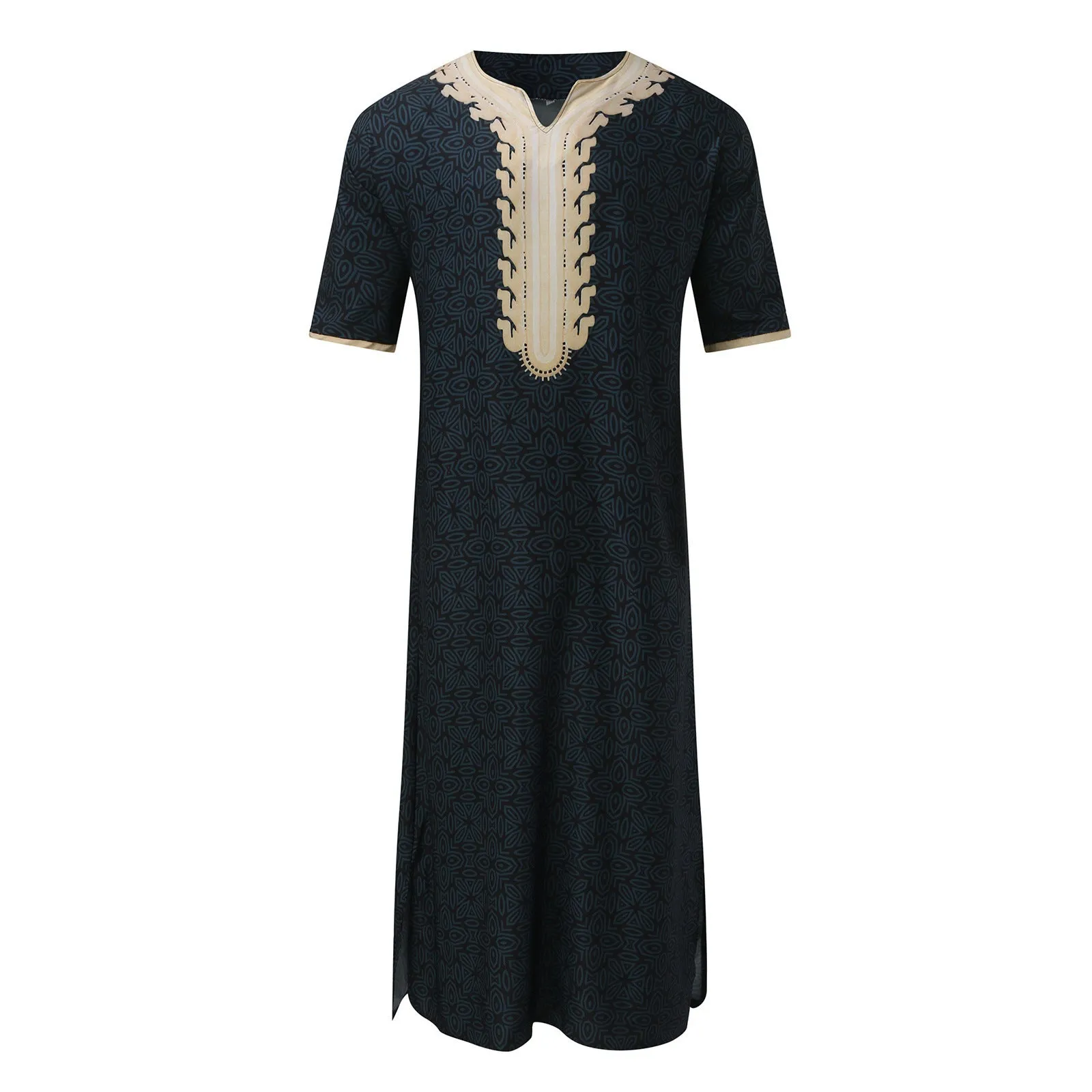 Men's Arab Ethnic Short Sleeve Romper