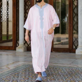 Men's Arab Ethnic Short Sleeve Romper