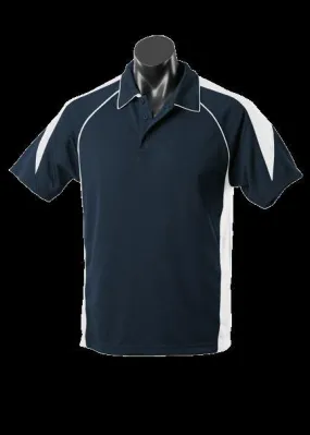 Mens Premier Polo Navy/White