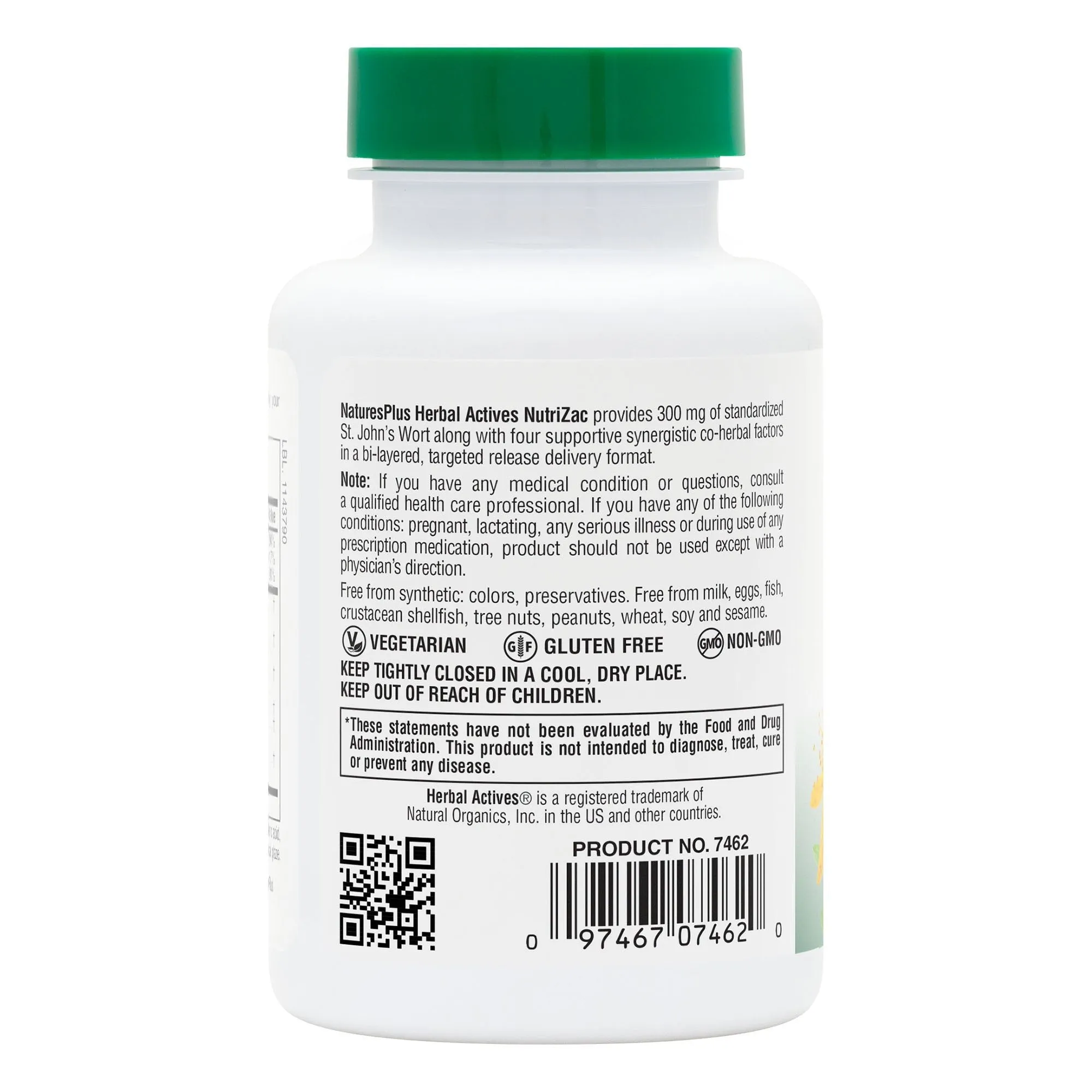 Nature's Plus Nutrizac Mood Food 90 Tablet