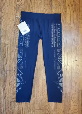 ON SALE Cropped Aztec Print Legging (Ink, OS)