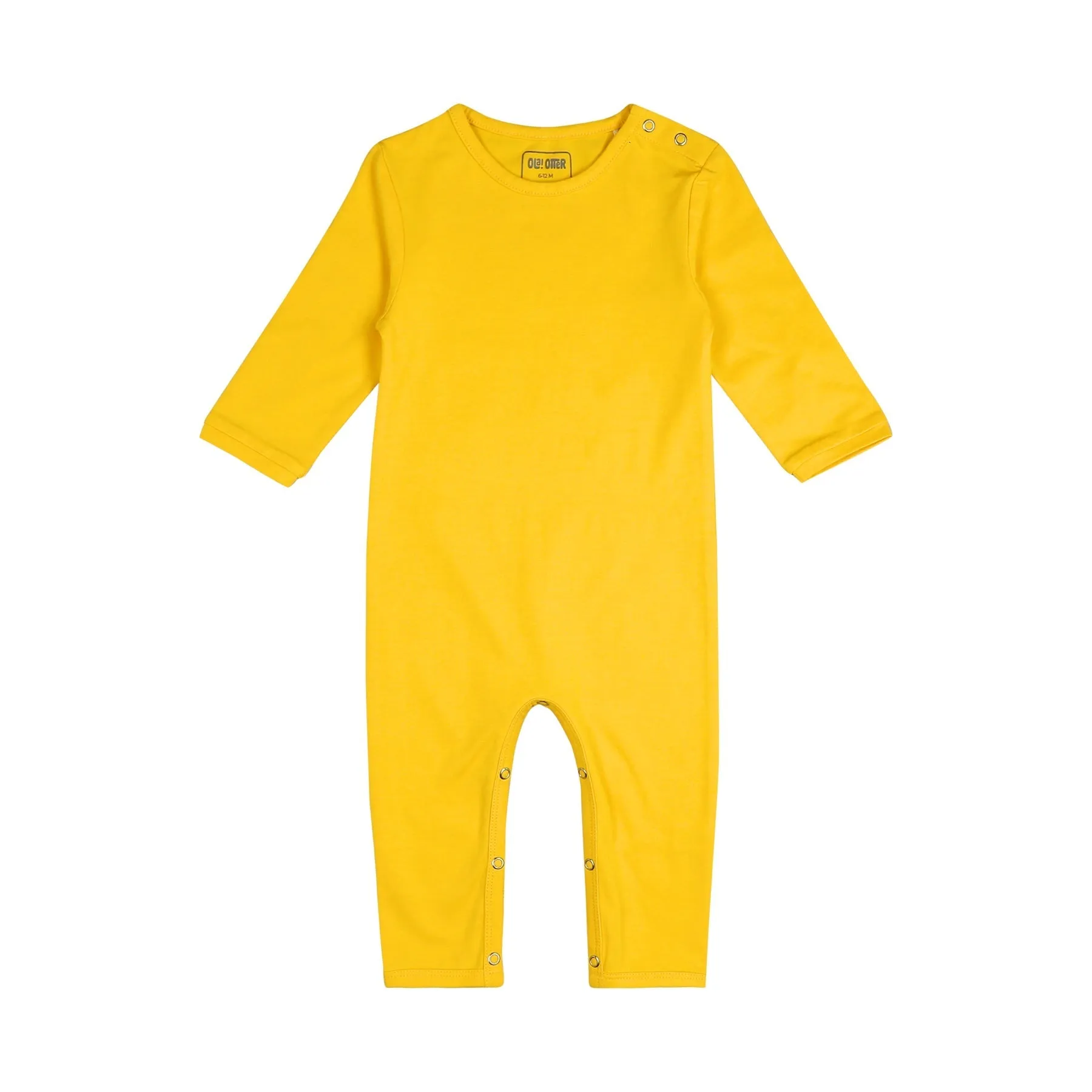 Organic Cotton Romper- Dandelion Yellow
