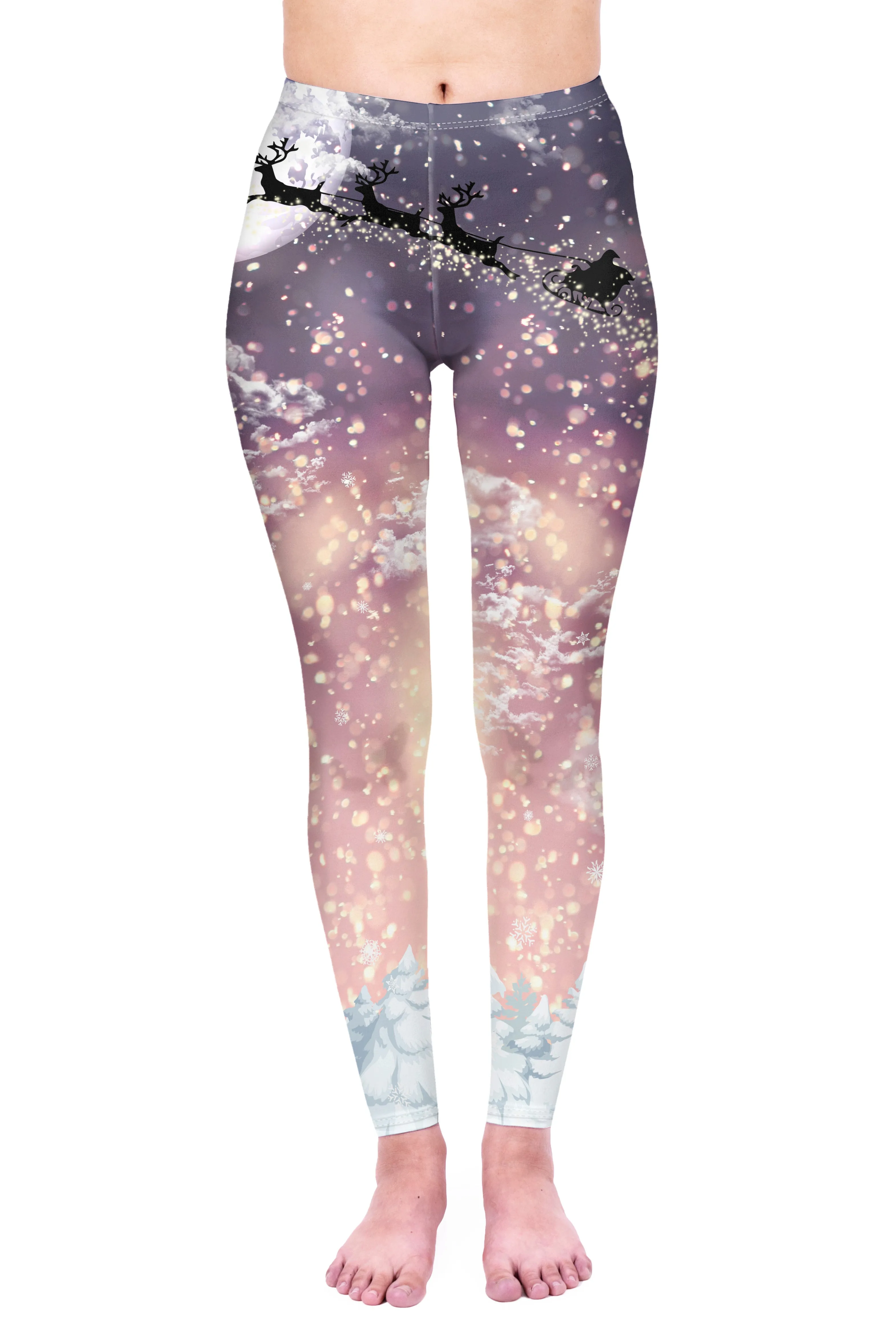 Regular Leggings (8-14 UK Size) - Santas Flight
