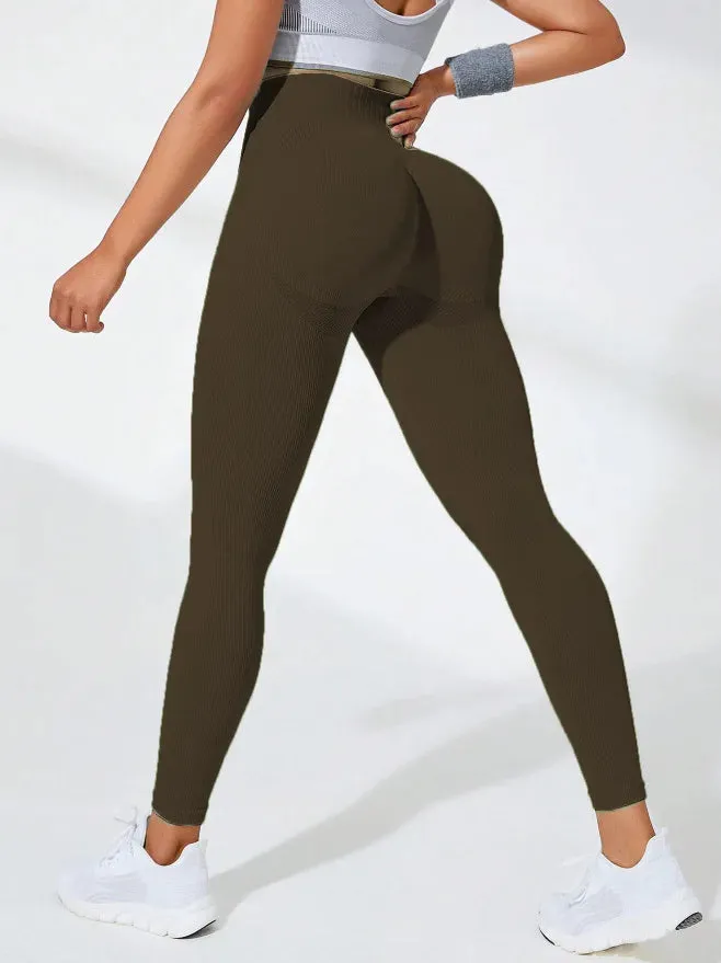 Seamless High Waist Elastic Gym Legging