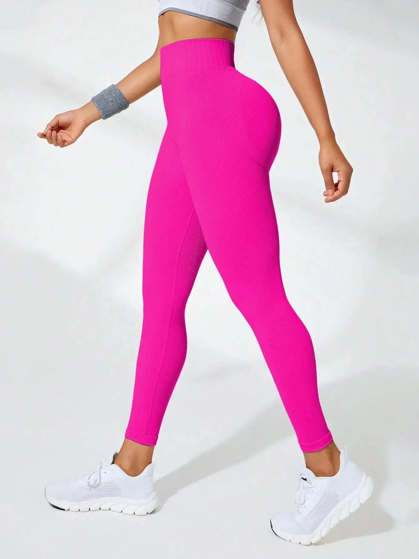 Seamless High Waist Elastic Gym Legging
