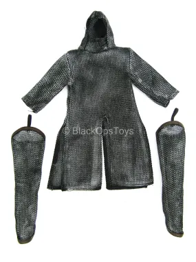 St Johns Knights - Hooded Chainmail Tunic w/Leg Sleeves