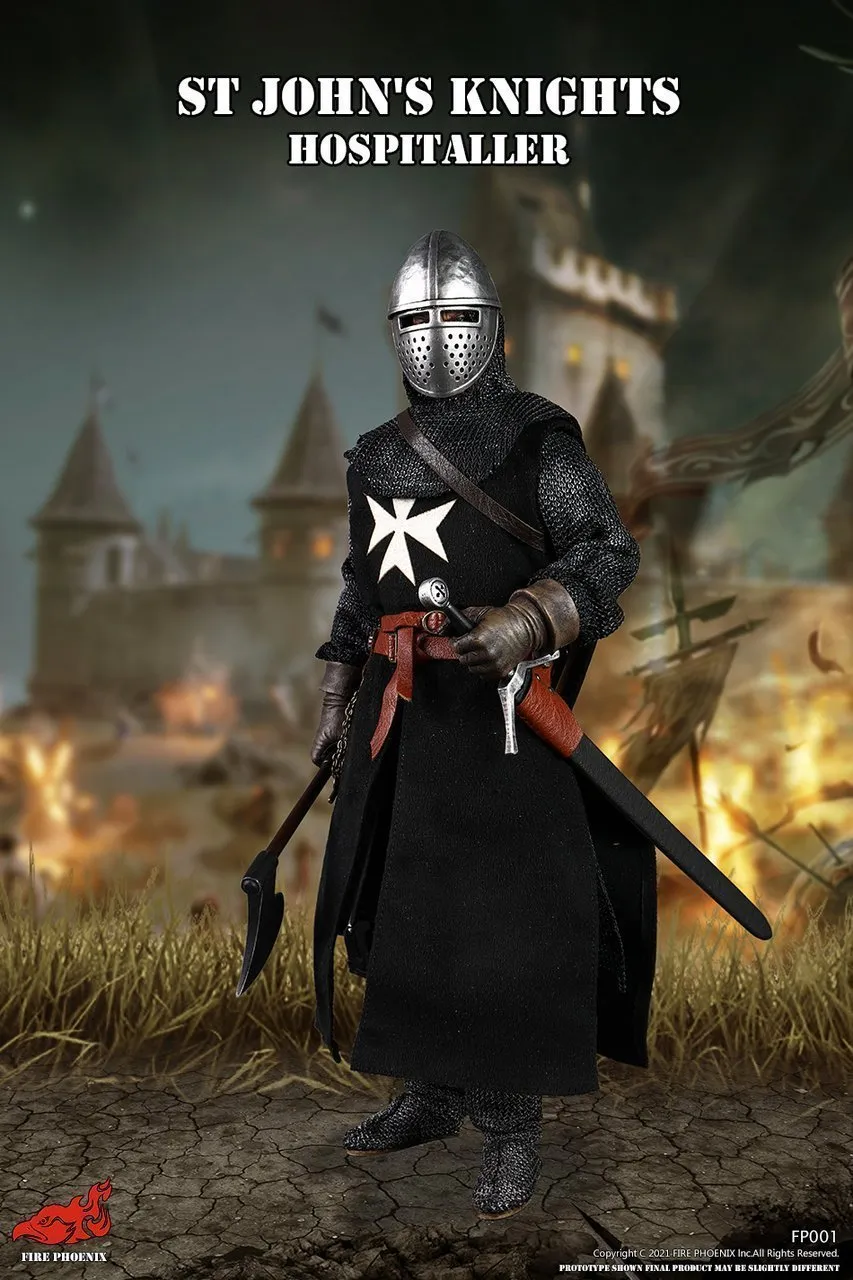 St Johns Knights - Hooded Chainmail Tunic w/Leg Sleeves