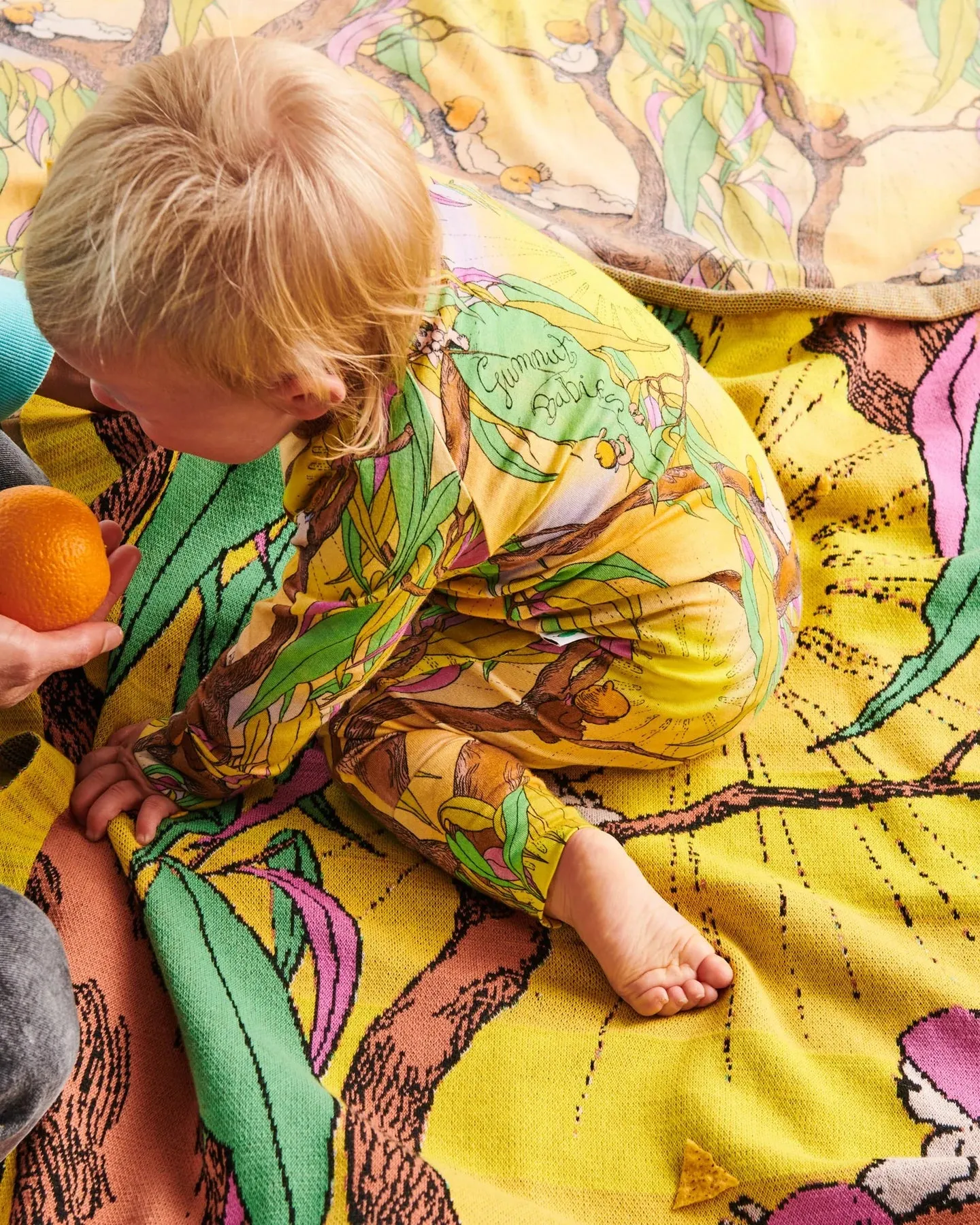 Sunrise Delight Organic LS Romper