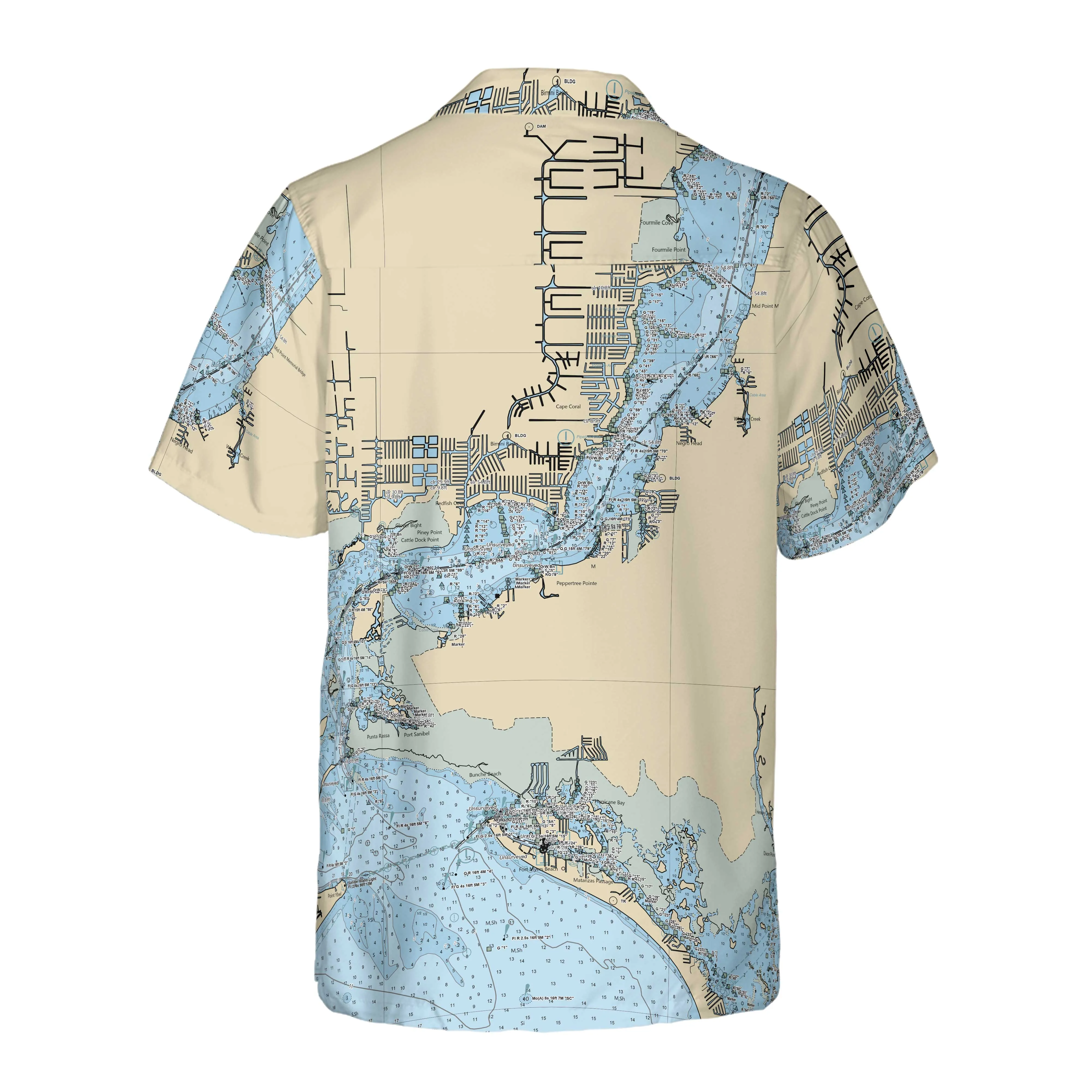 The Cape Coral Coconut Button Camp Shirt