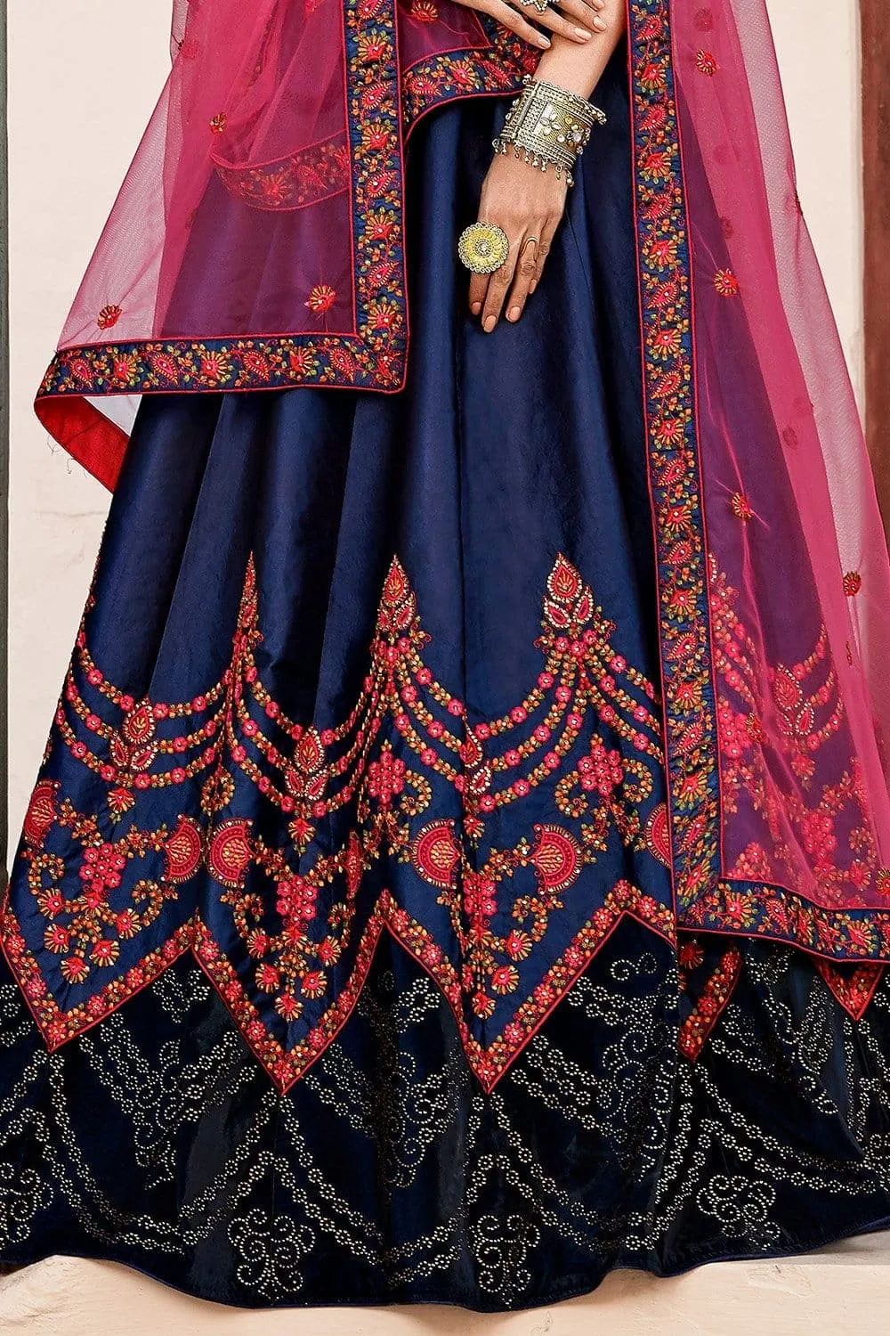 Ultra Marine Blue Designer Lehenga Choli