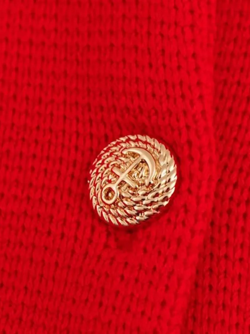 Valentina Golden Button Chic Top