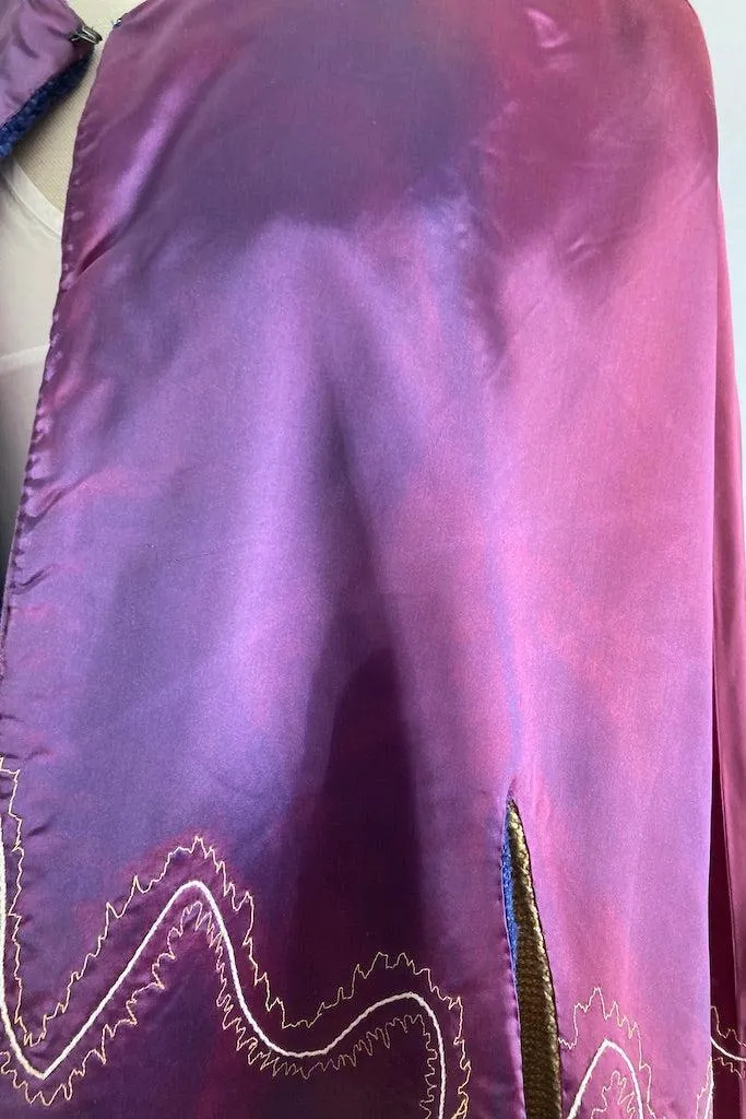 Vintage Reversible Embroidered Cape