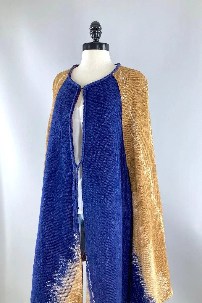 Vintage Reversible Embroidered Cape