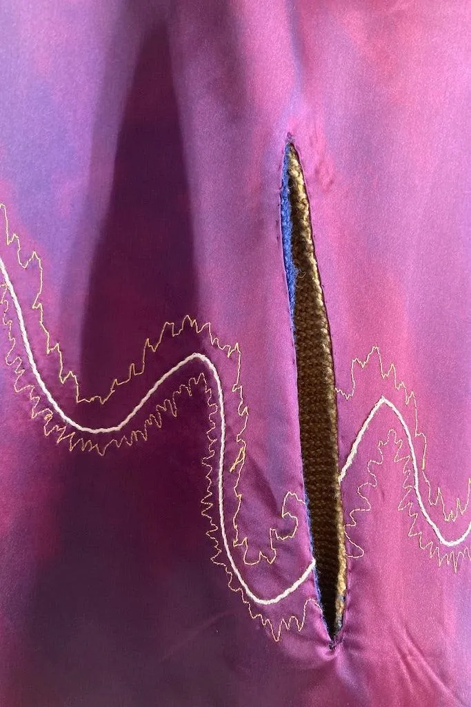 Vintage Reversible Embroidered Cape
